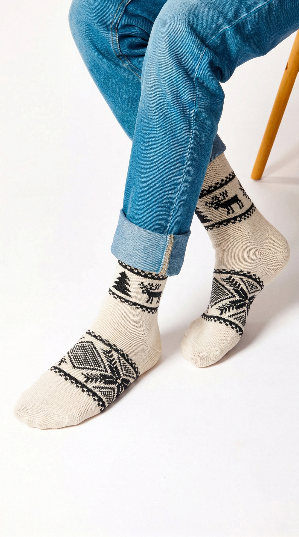 Носки мужские Н007-02 экрю