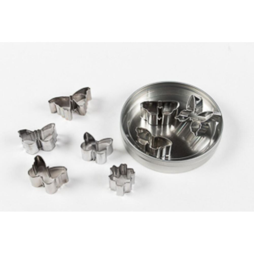 Набор кондитерских форм "Бабочки и цветок", 20 мм, 8 шт, P.L. Proff Cuisine