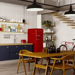 Тостер Smeg Стиль 50-х годов для 2 тостов красный Италия кухня