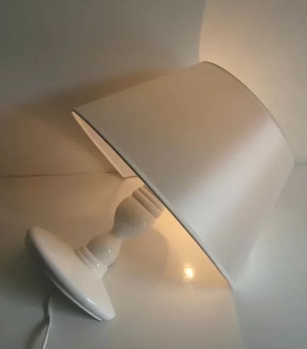 Table design lamp Titaniс by Charles Trevelyan (white)