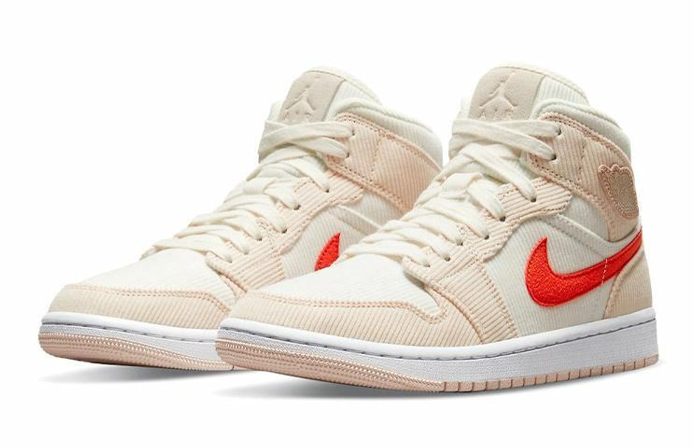Кроссовки Jordan Air Jordan 1 Mid Se "Corduroy" (Женская размерная сетка)