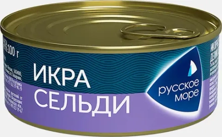Икра сельди Русское море деликатесная Люкс 100г