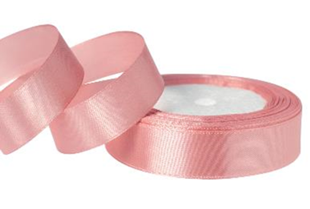 Лента атласная 20мм*25ярд пепельная роза