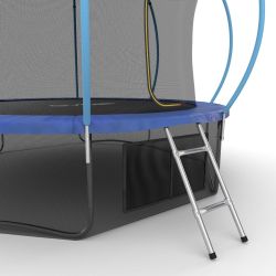 EVO JUMP Internal 12ft (Blue) + Lower net. Батут с внутренней сеткой и лестницей, диаметр 12ft (синий) + нижняя сеть