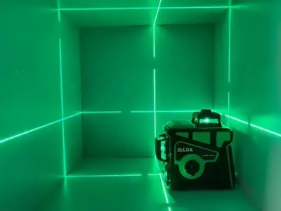 Лазерный уровень/нивелир Hilda 3D 12 линий зеленый луч Хилда