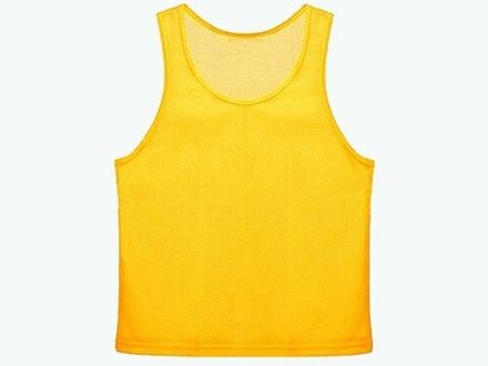 Манишка сетчатая желтая/лимонная  р.XL