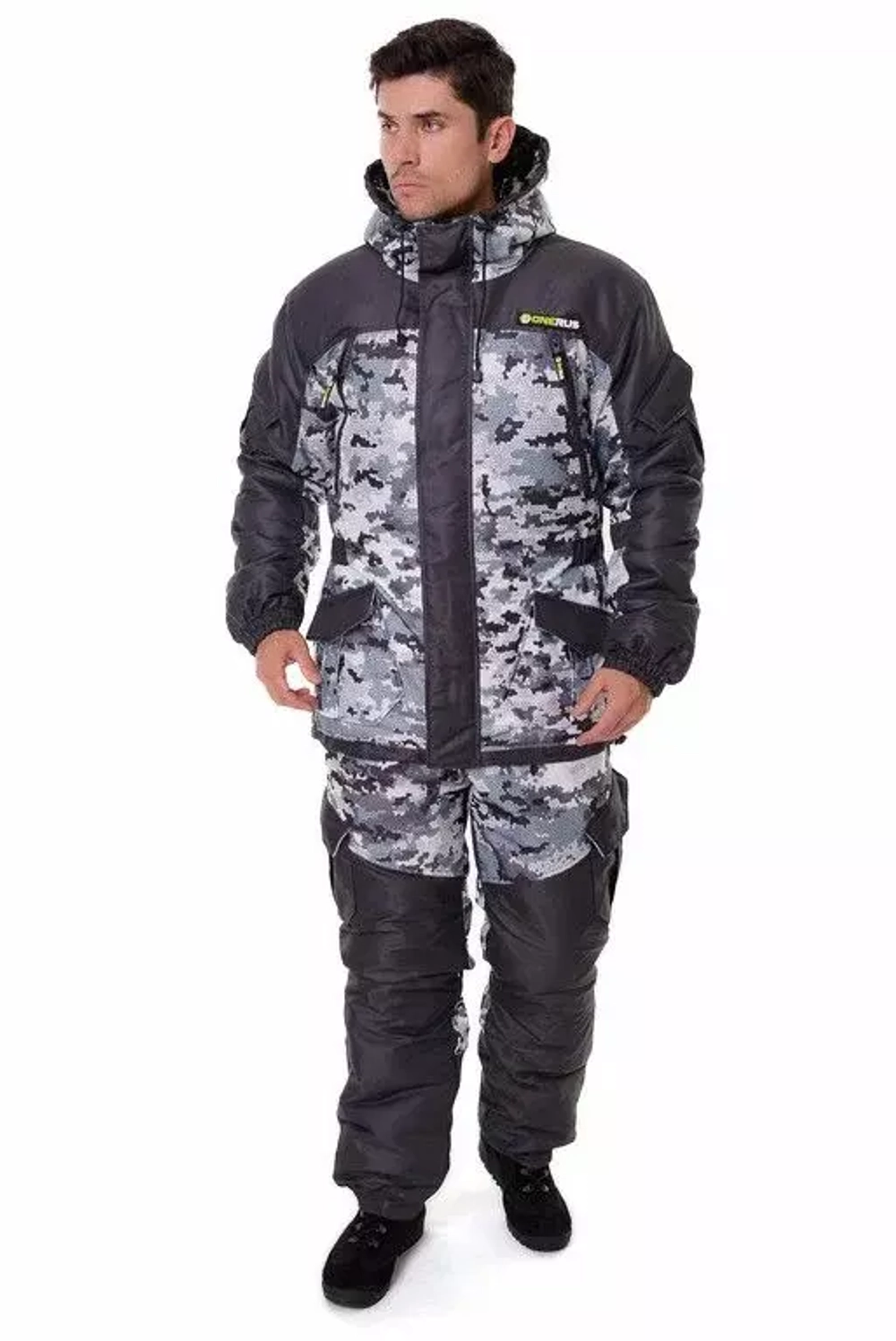 Зимний мужской костюм Onerus Горный -45 (Алова) Белый