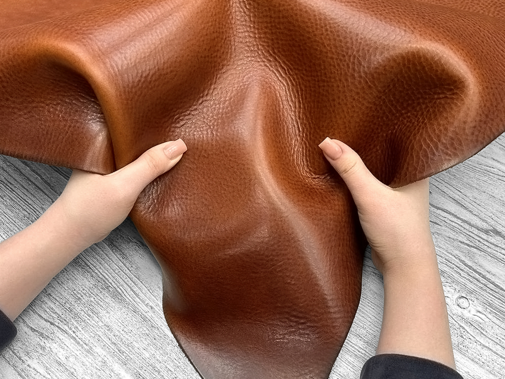 Миссури МС12 цв. Коньячный, толщ. 2,0-2,2 мм, натуральная кожа