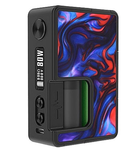 Купить Pulse Gene Chip 80W Box Mod by Vandy Vape Красно-Синий акрил