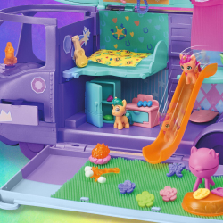 My Little Pony - Мини мир Волшебный автобус пони набор + 5 фигурок F7650 / артикул   F7650  / GTIN 5010994199197