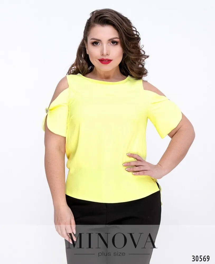 Блуза 4087-желтый Minova