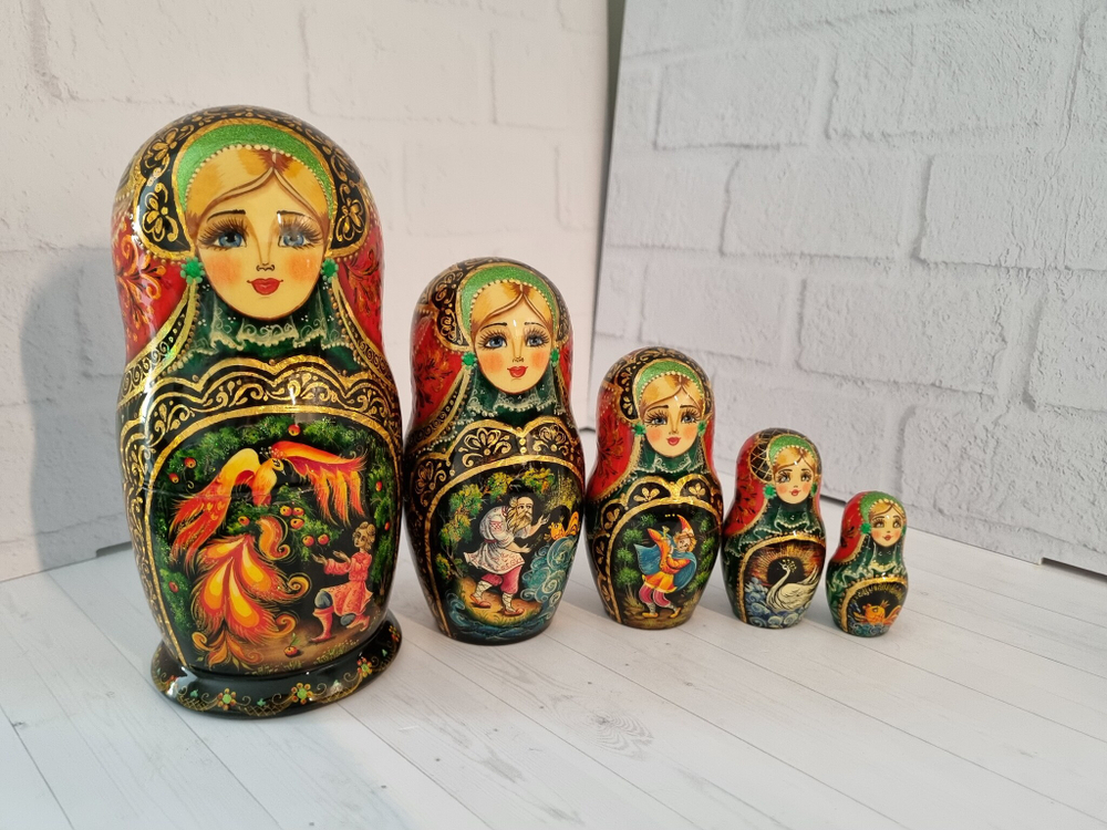 Матрешка 5 мест, "Жар-Птица"