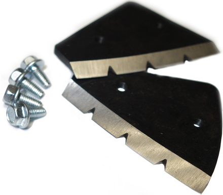 Ножи сферические зубчатые TITAN для шнеков и ледобуров Mora Ice 150 мм (с болтами для крепления), арт. DZ-150