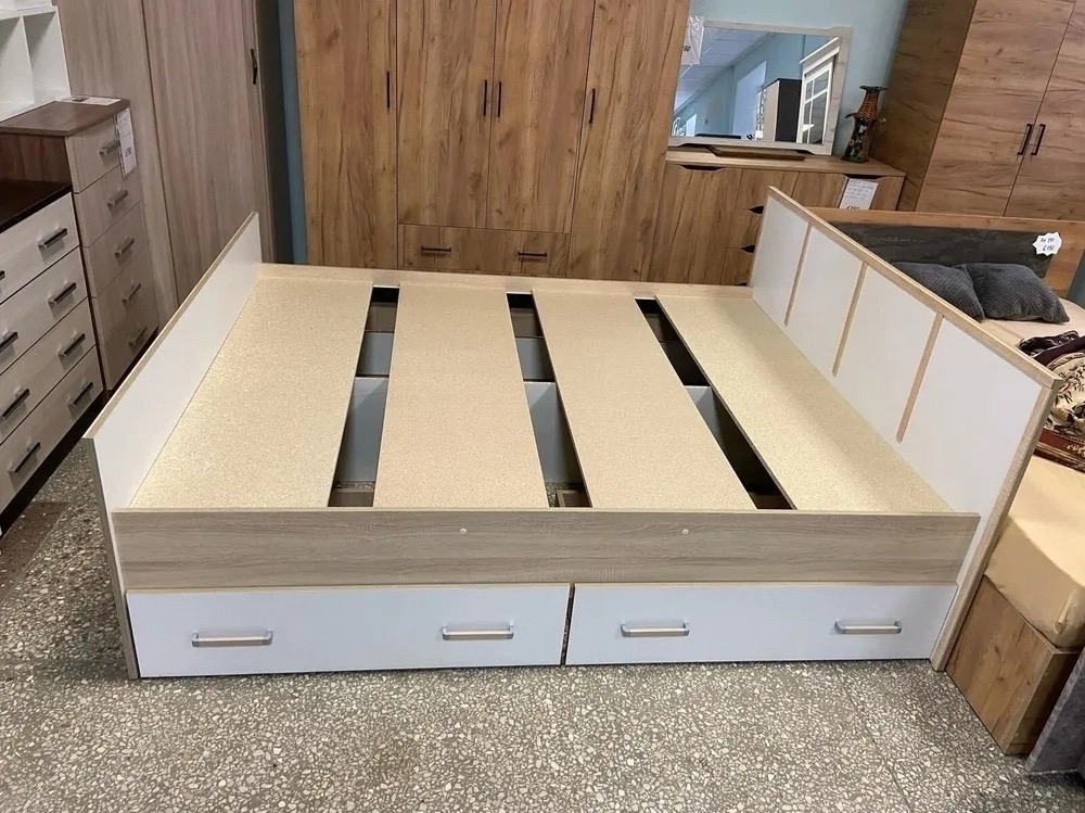 Кровать 160х200 с ящиками Сакура