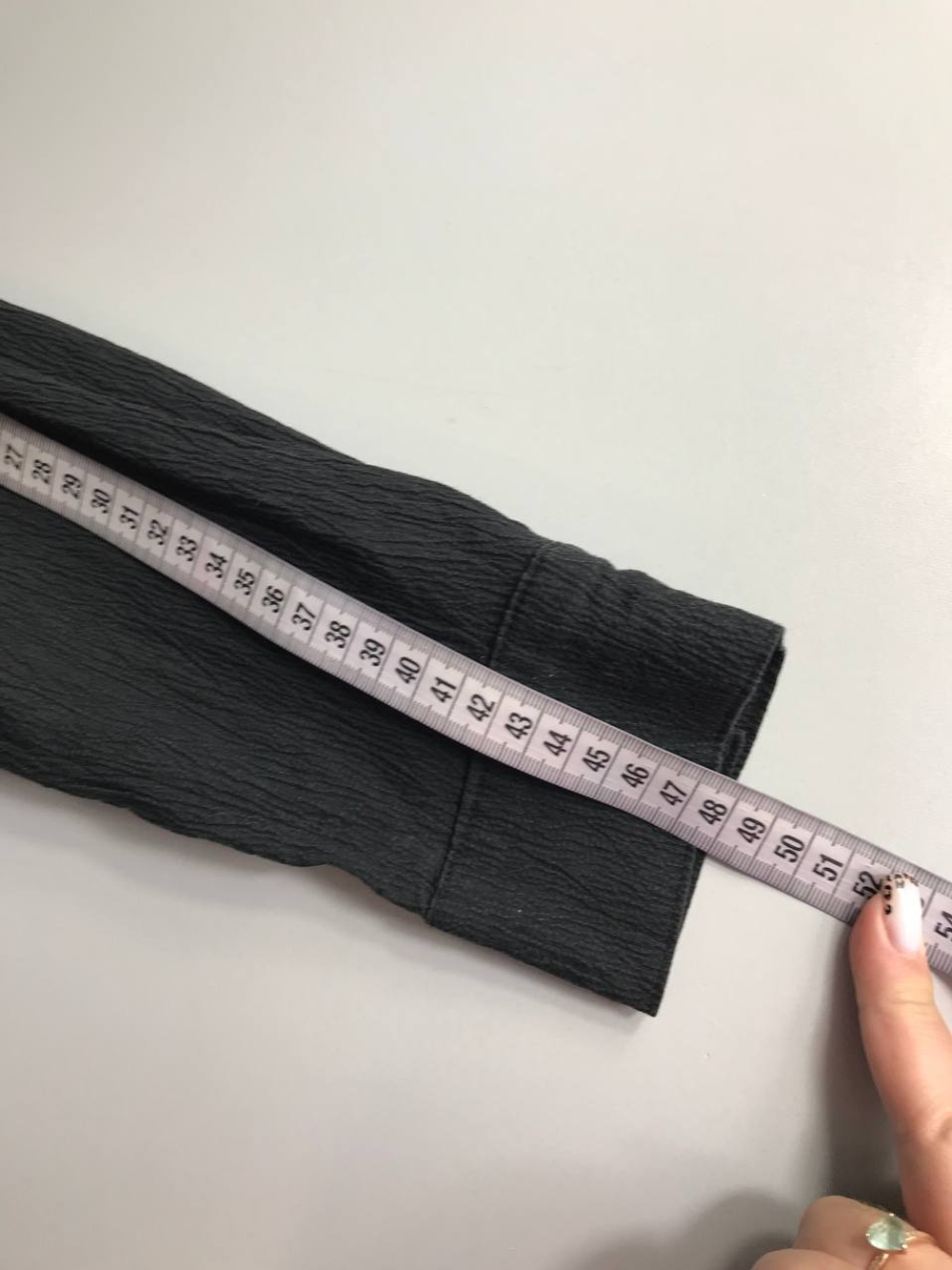 Рубашка ZARINA limited свободного кроя, жатая, маркировка на 46 размер