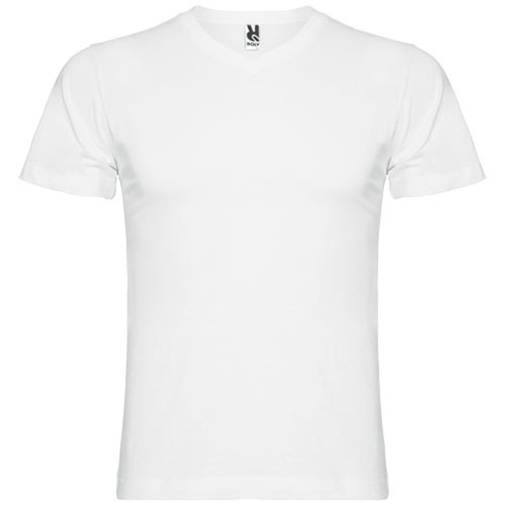 Мужская футболка Samoyedo с коротким рукавом и V-образным вырезом