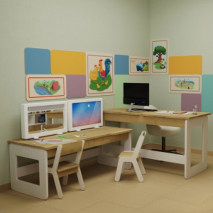 Кабинет логопеда и психолога в детском саду