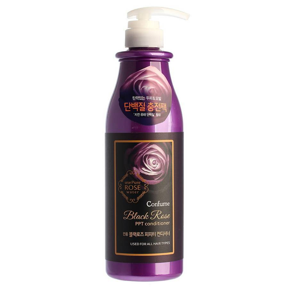 Welcos Кондиционер для волос Черная роза Confume Black Rose PPT Conditioner 750мл