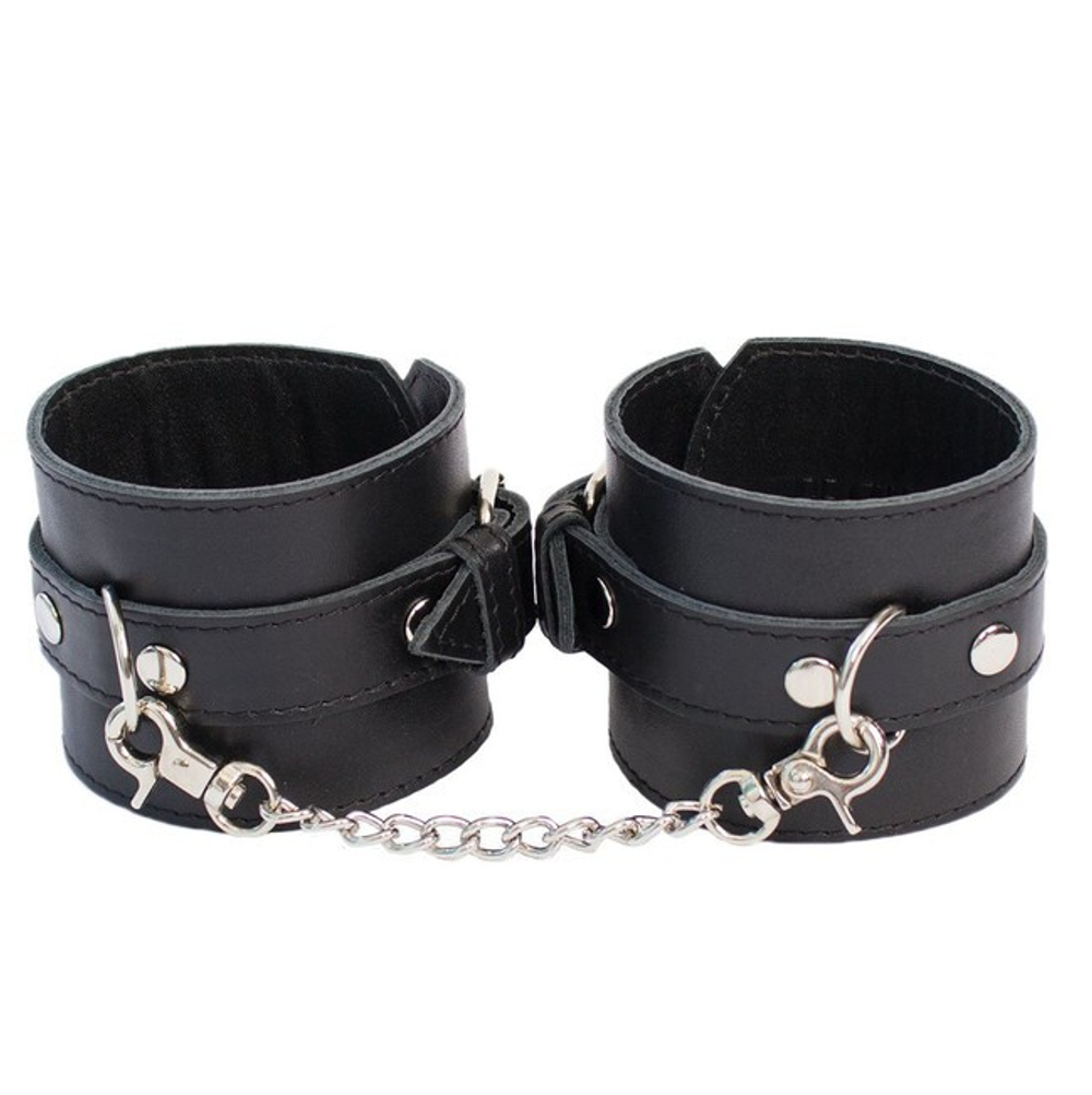 James Arm Наручники кожаные ( черный) (Цвет: Черный)