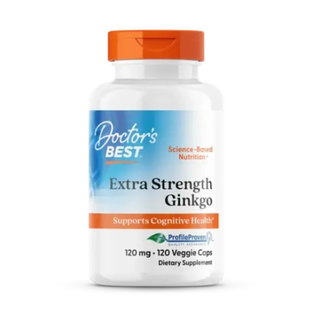 Best Extra Strength Ginkgo 120 мг 120 капсул Doctors Best