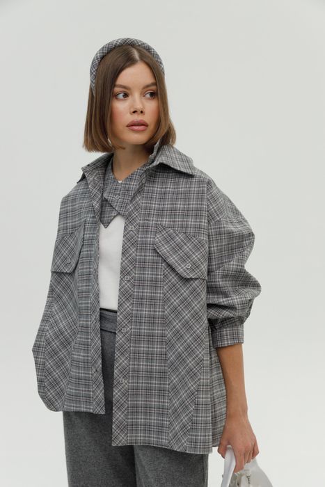 ЧОКЕР НИЭЛЬ СЕРАЯ КЛЕТКА