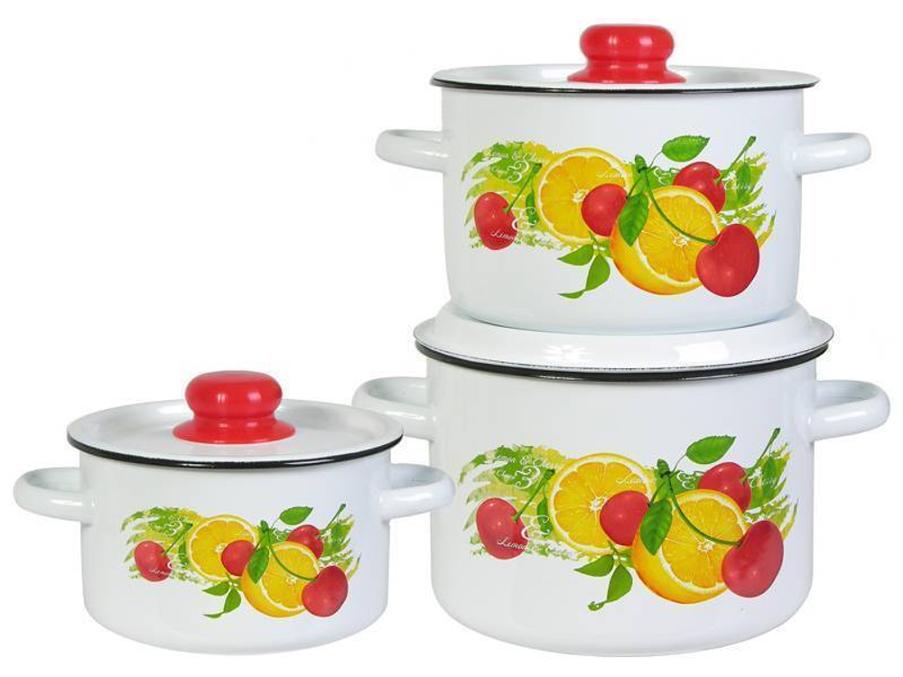 Набор кастрюль "Фрутта"