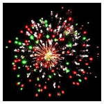 Народный Фейерверк НФ5010 Римская свеча Неоновый свет набор из 2 штук по 5 залпов  (0,8"х5).