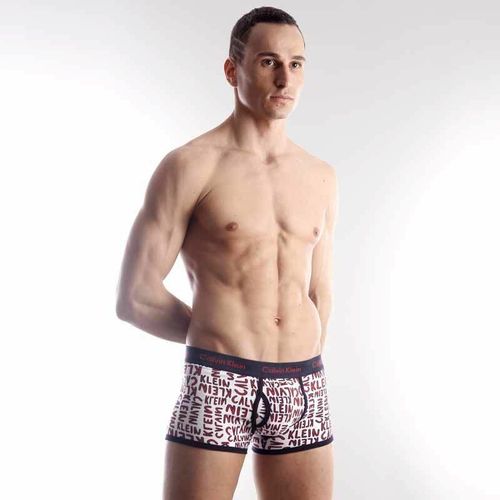 Мужские трусы хипсы Calvin Klein 365 print Red CK