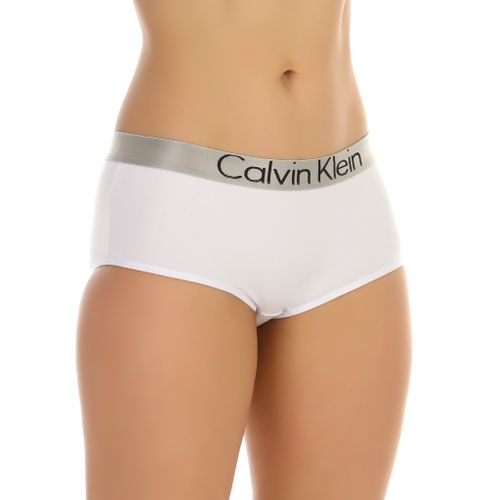 Женские трусы-шорты белые Calvin Klein Women Steel White