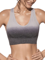 Спортивный бюстгальтер-топ Diana без застежки (Размер: XXL) (Цвет: ярко-розовый)