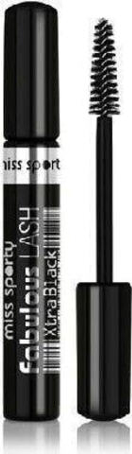 Miss Sporty Maskara do rzęs Fabulous Lash Xtra Black czarna 8 ml