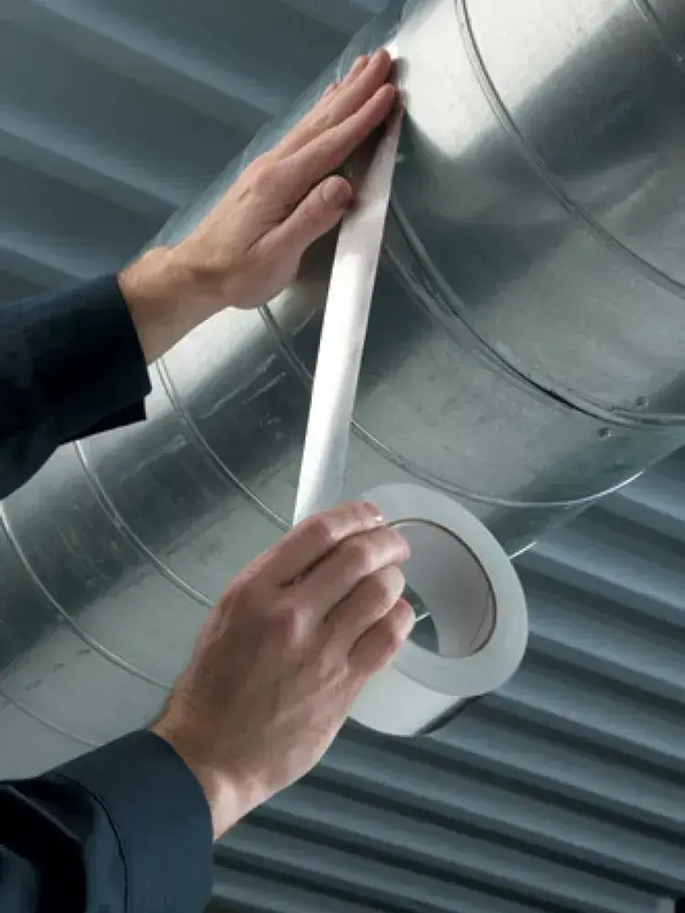 Армированный скотч/ клейкая лента 48 мм* 50 м, серый