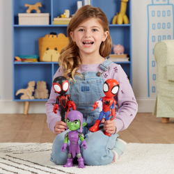 Hasbro Marvel Spidey Amazing Friends - Статуэтка 23 см Мега Зелёный Гоблин / артикул   F3711 F7261  / GTIN 5010994203375