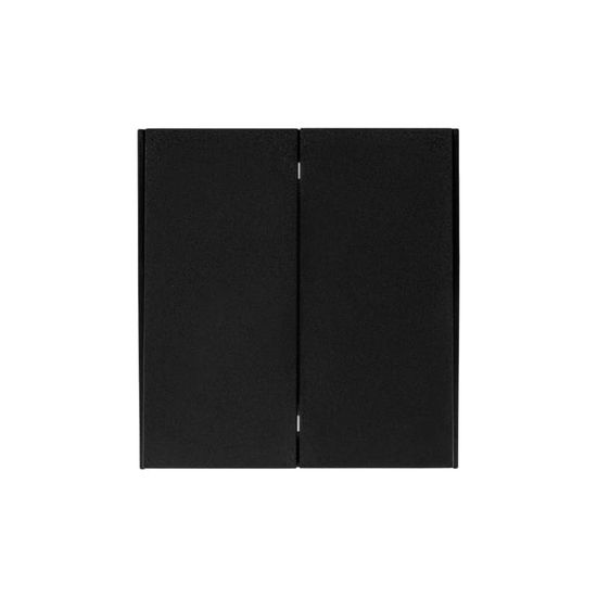 Выключатель STRONG 2 кл для жалюзи возвратный 10А с/у антрацит KRANZ