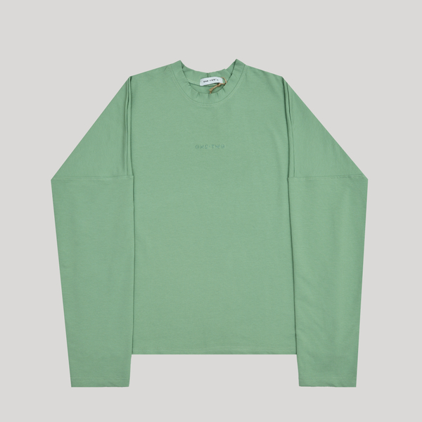 LS T-Shirt LOGO Basil