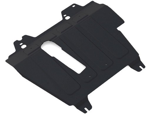 Защита картера и КПП АвтоБроня для Nissan Note I (V - 1.4) 2005-2013, штампованная, сталь 1.8 мм, с крепежом, 111.04108.2