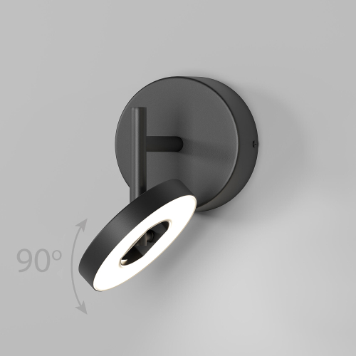 Уличный настенный светодиодный светильник Elektrostandard Verano 35185/D черный