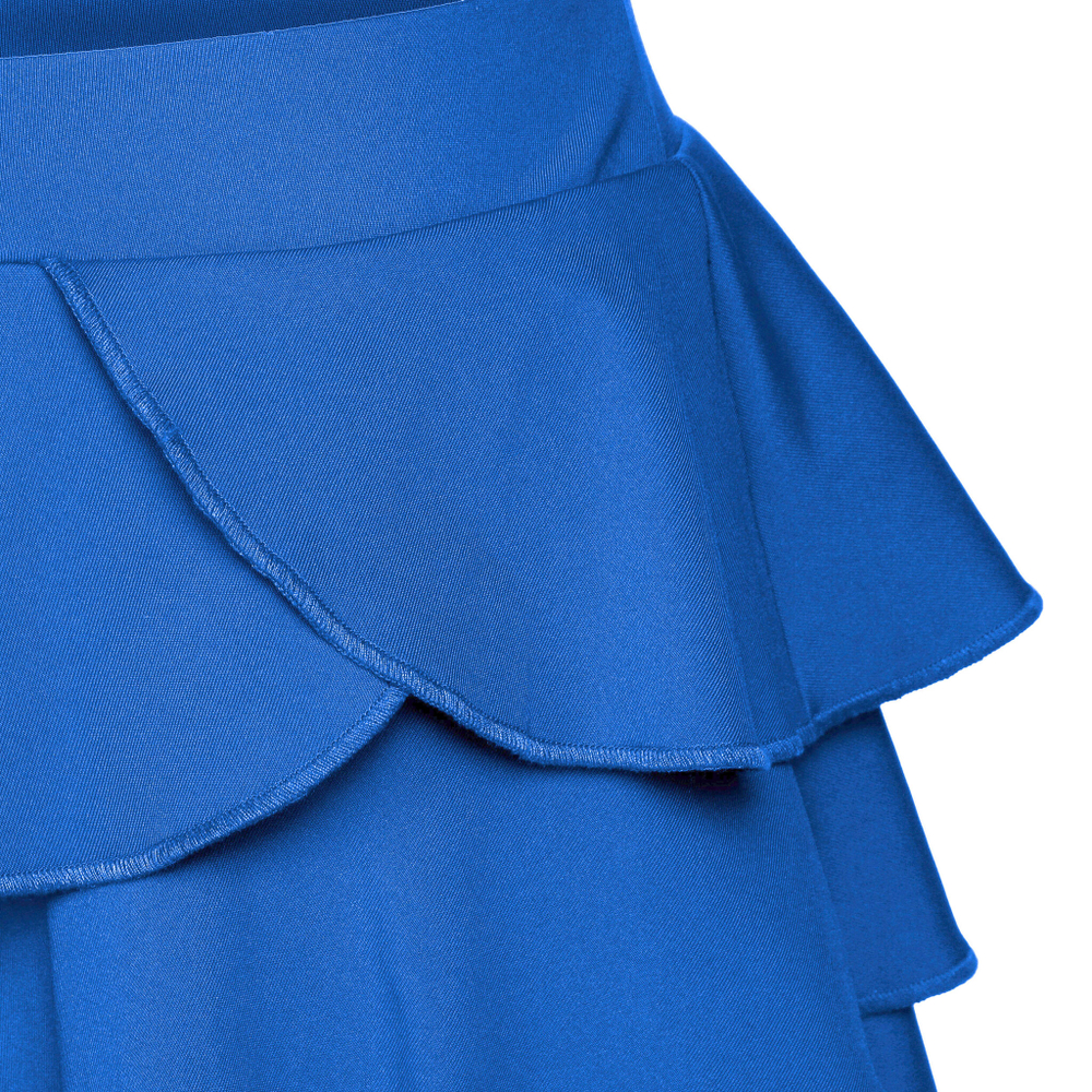 Женская теннисная юбка Quiet Please Retro Layering Skirt Women - Blue, Multicoloured