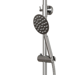 Душевая система 35к MIXLINE MLSS36-06 "Steel Kit" излив лейка 1 позция+лейка"Тропический душ" НЕРЖ