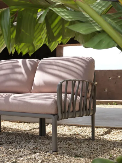 Модульное кресло Komodo Poltrona, тортора, розовый