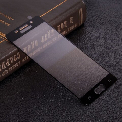 Защитное стекло для Samsung Galaxy A3 (2016) на полный экран, 009288 Золотой