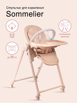 Peppy Стул для кормления Sommelier 2.0 Pink