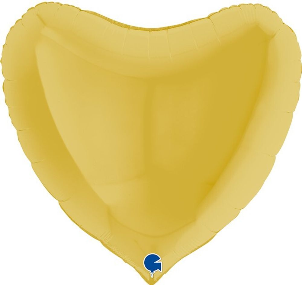 Gr (18&#39;&#39;/46 см) Сердце, Светлое золото, 1 шт.