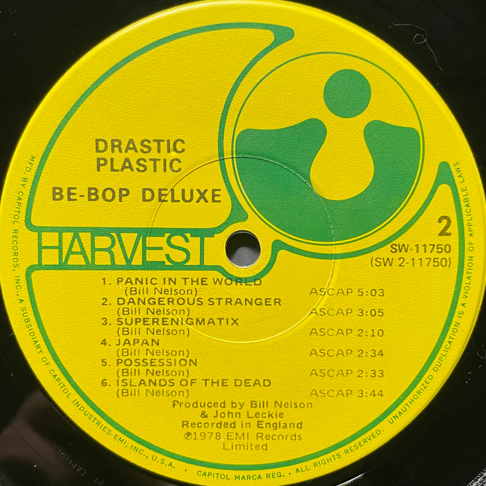 Be-Bop Deluxe ‎– Drastic Plastic (США 1978г.)
