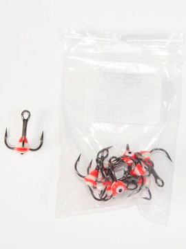 Крючок-тройник для приманок Lucky John с каплей цвет. разм.006/RFR