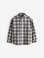 Рубашка для мальчика Next K83-501, Серый, Молочный