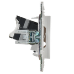 SKANDY Розетка компьютерная RJ45 кат.5E SK-K01W арктический белый IEK