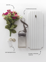 Декор для дома и интерьера букет цветов в вазе с подсветкой