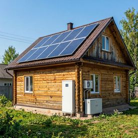 Как обеспечить электричеством дачу или деревню без подключения к сети: решения и примеры