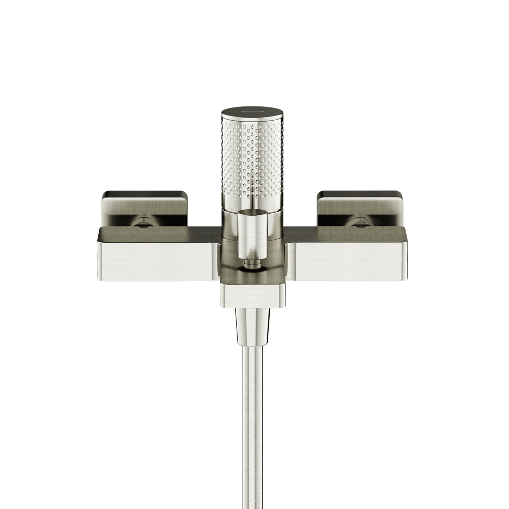 Смеситель для ванны и душа Sancos Nexus, брашированный никель, PVD покрытие, SC9014BN